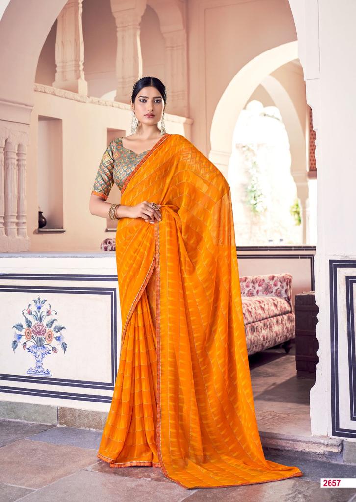 Kashvi Maanvi Regular Wear Printed Georgette Latest Designer Saree Collection 